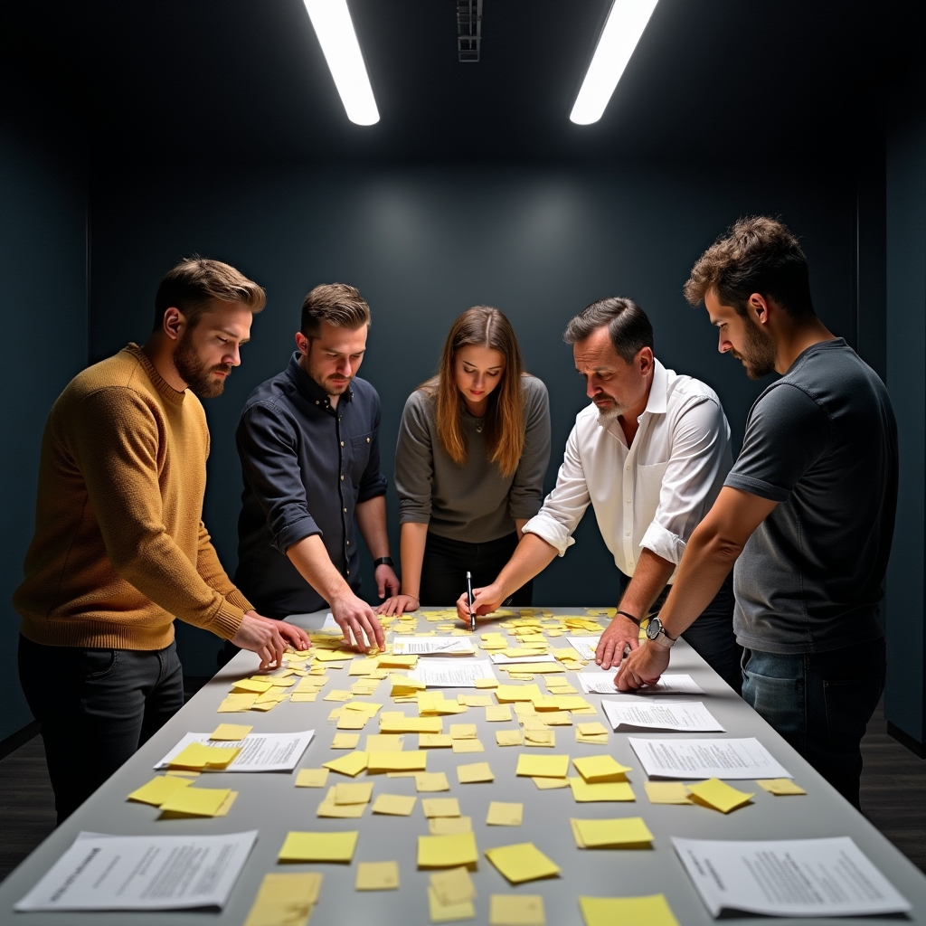 Účastníci workshopu pri mapovaní perspektív